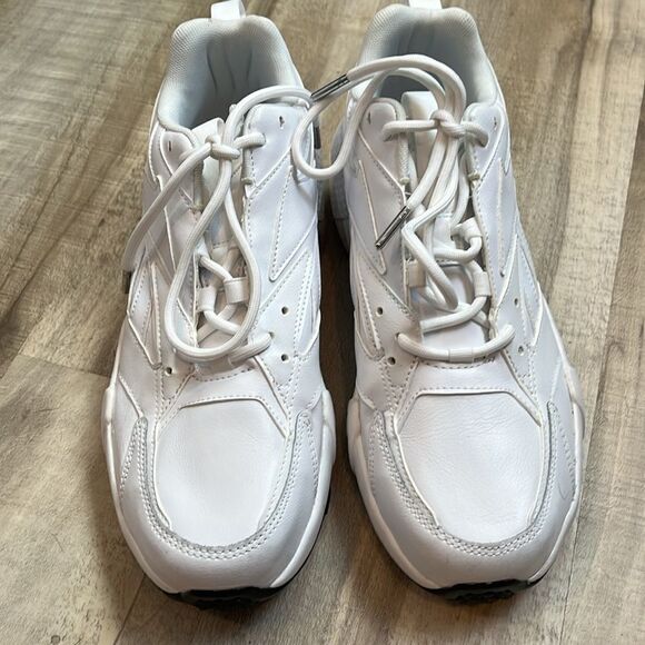 Reebok Aztrek Double Mix white vegan leather sneakers size 10 - Picture 6 of 11